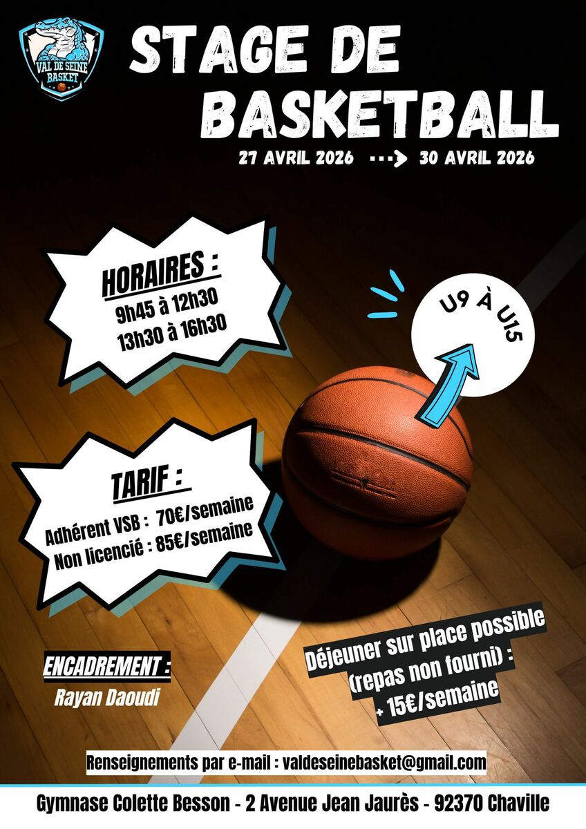 STAGE U9/U11 - AVRIL 2026