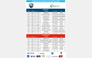 Programme de la semaine du 16 au 22 mars 2026