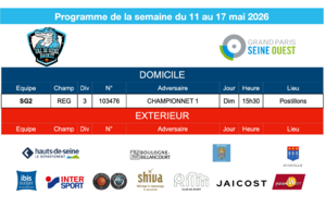 Programme de la semaine du 11 au 17 mai 2026