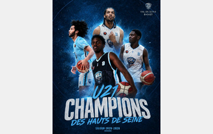 Les U21 sont champions des Hauts-de-Seine