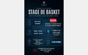 Stage vacances de Toussaint