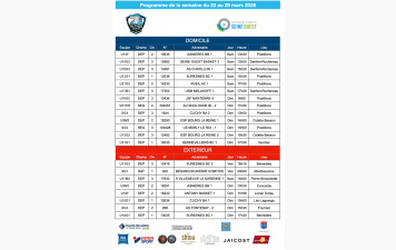 Programme de la semaine du 16 au 22 mars 2026