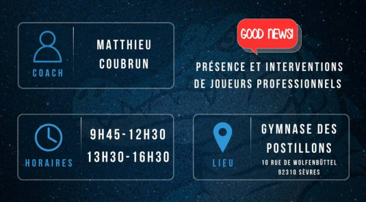 Stage vacances de Toussaint